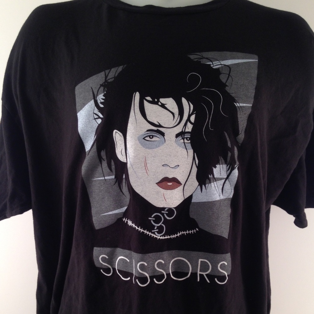 Edward Scisdorhands Mens XXXL Graphic Tee Shirt